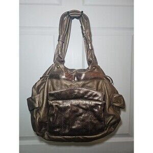 See By Chloé Handbag Snakeskin Details in Bronze Color